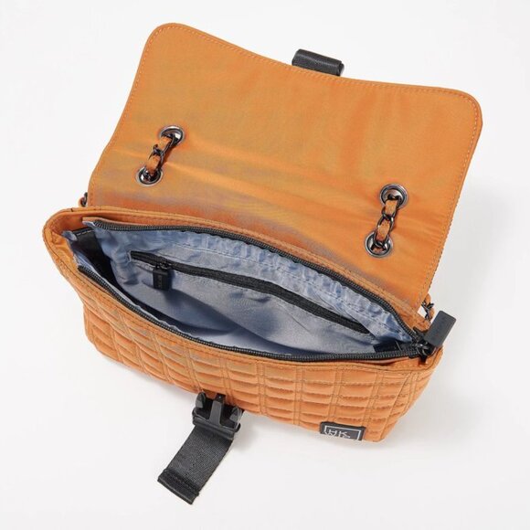 NWT IHKWIP Quilted Flap Convertible Shoulder Bag w/ Chain Strap - Picture 6 of 8